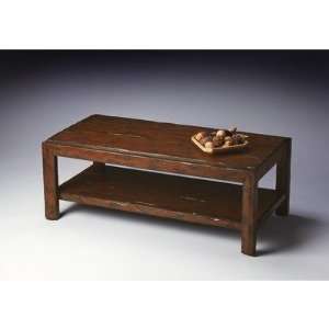   Mountain Lodge Cocktail Table in Distressed Dark Chestnut Home