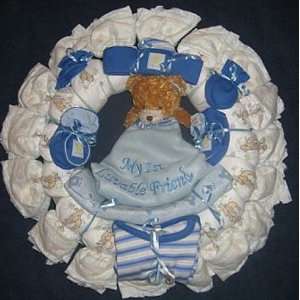  My 1st Luvable Friend Blue Bear Newborn Baby Shower Gift 