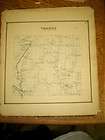 original 1866 map town of triangle broom county ny with