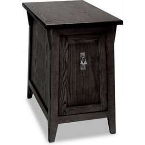  Favorite Finds Mission Cabinet End Table in Slate: Home 