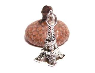 800 SILVER the Eiffel tower of Paris France CHARM  