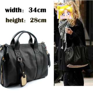 Fashion Handbag Studs Studded Rivet Bottom Tote Stud Studed travel Bag 
