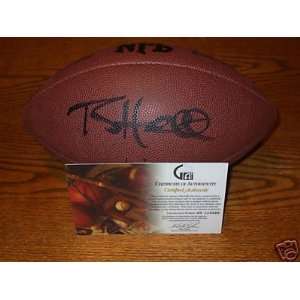  Torry Holt Signed Football   GAI