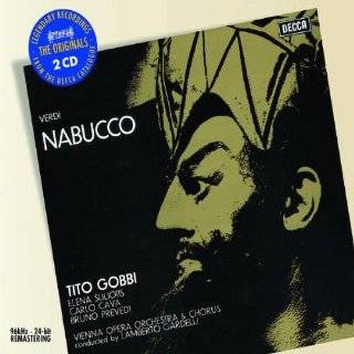 Verdi: Nabucco by Tito Gobbi, Giuseppe Verdi, Lamberto Gardelli 