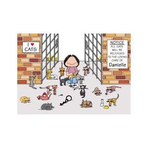  Personalized Cat Lover Cartoon Gift: Home & Kitchen