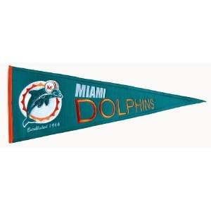  Miami Dolphins Throwback Style Pennant