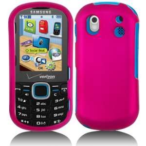  Samsung U460 Hot Pink Rubberrized HARD Protector Case 