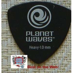  25 Planet Waves Wide Guitar Picks Black 1.00mm Wedge 