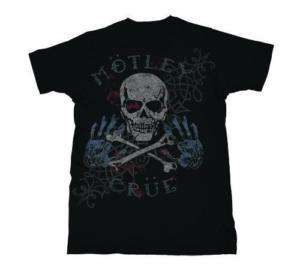 MOTLEY CRUE Distressed Pirate S M L XL Shirt NEW  