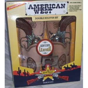   American West Double Holster Metal Toy Pistol Set: Toys & Games