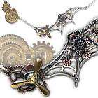 VERY RARE BACARDI BAT NECKLACE Chrome Pewter  