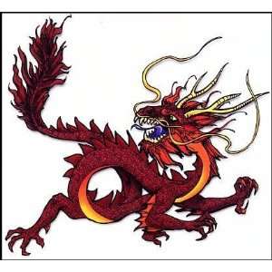  Giant Chinese Dragon Temporaray Tattoo: Toys & Games