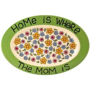  Our Name Is Mud by Lorrie Veasey Mom Oval Platter, 1.125 