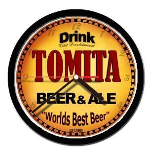  TOMITA beer and ale cerveza wall clock: Everything Else