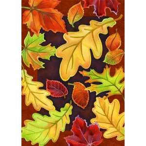  Toland Home Garden 102533 Leafy Leaves House Flag: Patio 