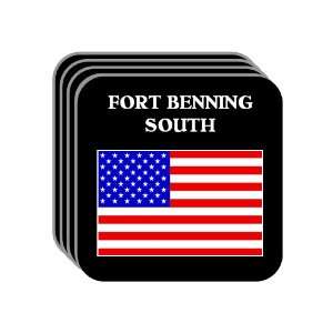  US Flag   Fort Benning South, Georgia (GA) Set of 4 Mini 