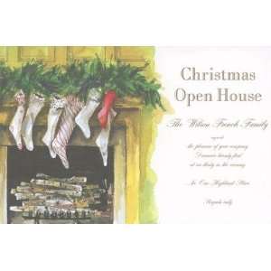 Toasty Toes, Custom Personalized Holiday Open House Invitation, by Odd 