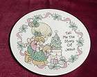 Precious Moments Plate   Tell Me The Story Of Jesus