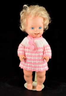   1971 Mattel Tearful Cheerful Baby Tender Love 16 Vinyl Doll  
