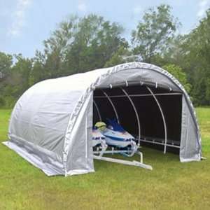  10 X 20 X 8 ft. Enclosed Dome Garage Canopy Patio, Lawn & Garden