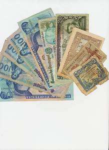 Banknote collection Portugal used condition, 10 pcs  