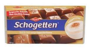 Trumpf SCHOGETTEN Chocolate   Cappuccino   Strawberry   100g 