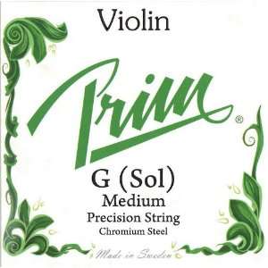  Prim Violin Strings   Set, 4/4, Chromesteel/Steel, Soft 