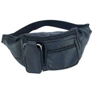   Leather Waist Bag By Embassy&trade Solid Genuine Lambskin Leather 6