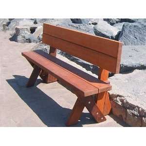  Forever Redwood 7 Ft Fullback Bench