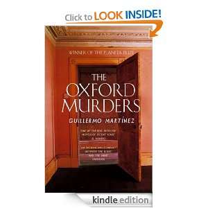 The Oxford Murders Guillermo Martinez, Sonia Soto  Kindle 