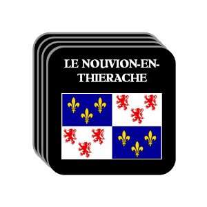  Picardy)   LE NOUVION EN THIERACHE Set of 4 Mini Mousepad Coasters