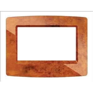   Burl Wood Face Plate for T5800 and T6800 Thermostat Electronics