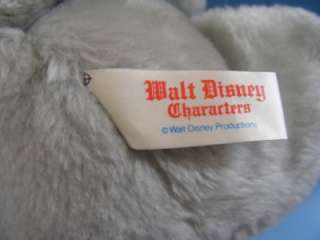 BERNARD THE RESCUERS DISNEY VINTAGE PLUSH W/TAG 1977  