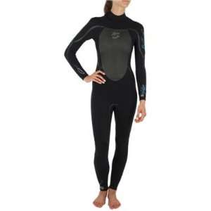  Billabong SG5 4/3 Back Zip Long Sleeve Wetsuit Womens 