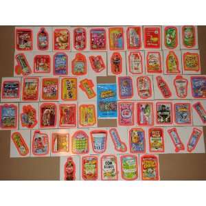 2011 TOPPS WACKY PACKAGES SERIES ANS 8 COMPLETE PINK SET OF 55 PARODY 
