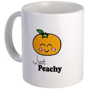  Just Peachy Cute Peach Tshirts and Gifts Humor Mug by 