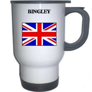  UK/England   BINGLEY White Stainless Steel Mug 