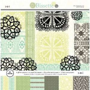  SEI Bissette Paper Pad, 48 Sheets, 12 Inch by 12 Inch 