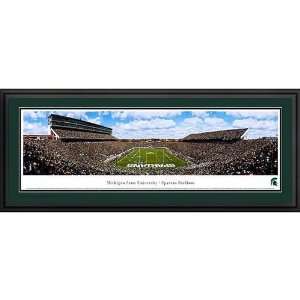   Spartans Spartan Stadium Deluxe Frame Panoramic Picture: Sports