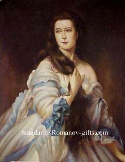 Large Oil Painting of Countess Rimsky Korsikov  