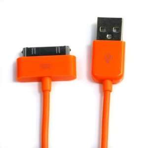  [Total 7 Colors]Various Colour USB Cable for iPhone/Orange 