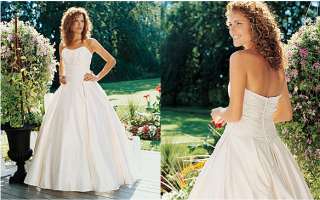 Taffeta Ball Gown Wedding Dress lea ann mdl# belter  