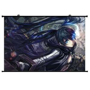 Black Rock Shooter Anime Wall Scroll Poster (24*16) Support 