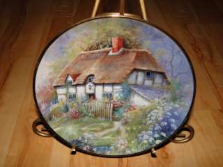 GOLDEN GABLE COTTAGE HOUSE Andres Orpinas Franklin Mint House Plate 