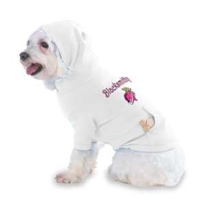 Blacksmithing Princess Hooded (Hoody) T Shirt with pocket for your Dog 