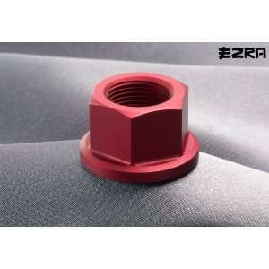  EZRA Alloy Axle Nuts   14mm   Matte Red: Sports & Outdoors