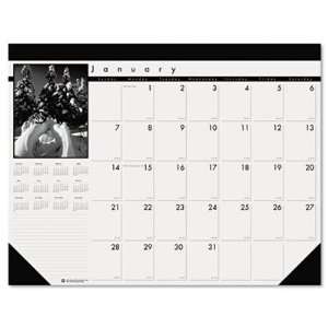    on White Photo Monthly Desk Pad Calendar HOD1226: Office Products