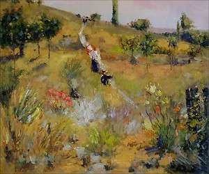   Oil Painting Repro Renoir, Pierre Auguste Path Leading to High Grass