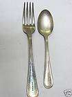   Authentic Hotel Berwick Silver Plated Spoon and Fork. Berwick, PA