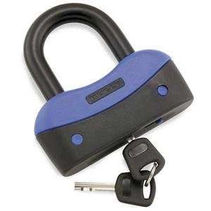  Bully U Shaped Disc Lock   Blue Automotive